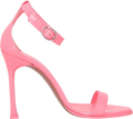 AMINA MUADDI  Heels - Kim Pink Patent-leather Sandals UK 3 EU 36