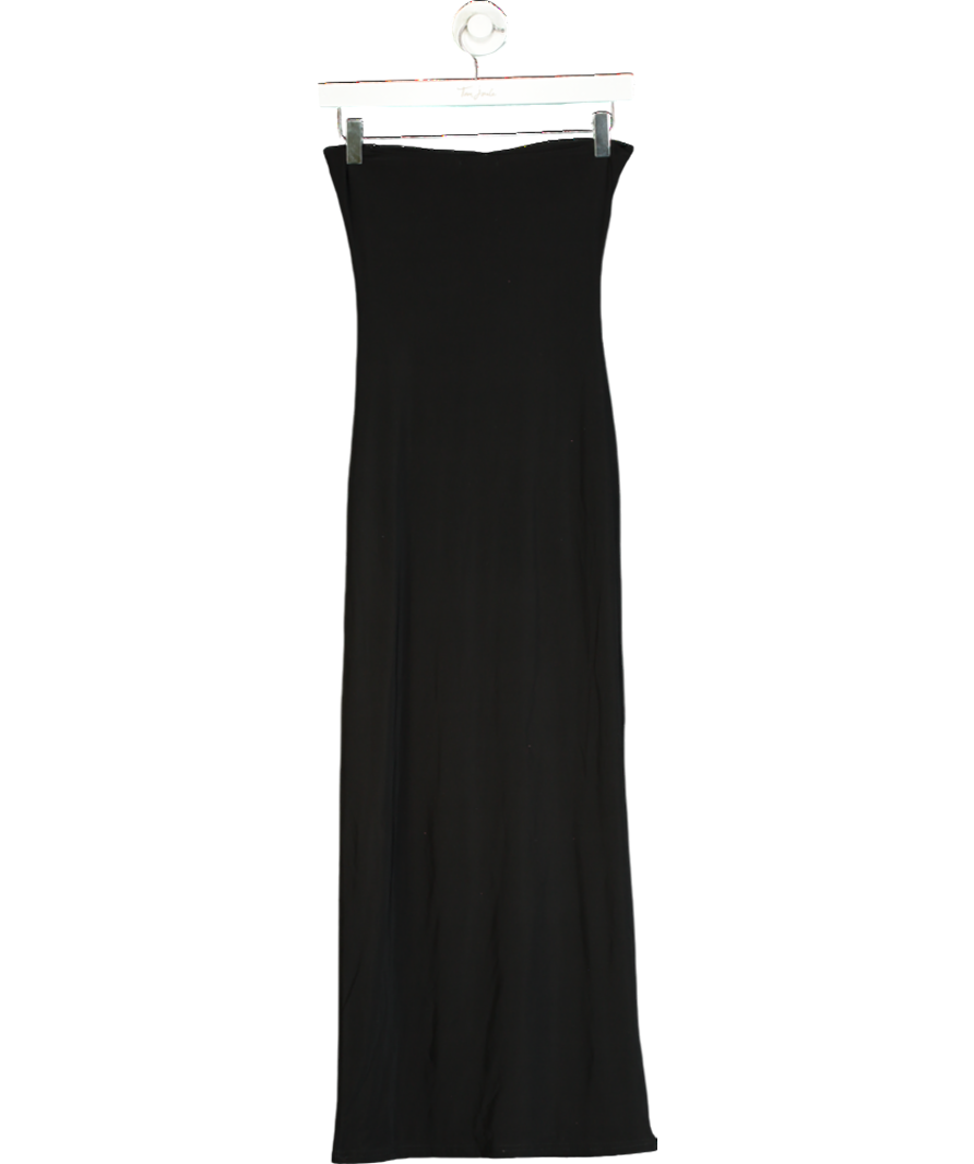 Public Desire Belt Detail Bandeau Tubular Maxi Dress Black UK 8