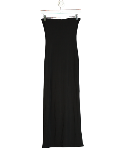 Public Desire Belt Detail Bandeau Tubular Maxi Dress Black UK 8