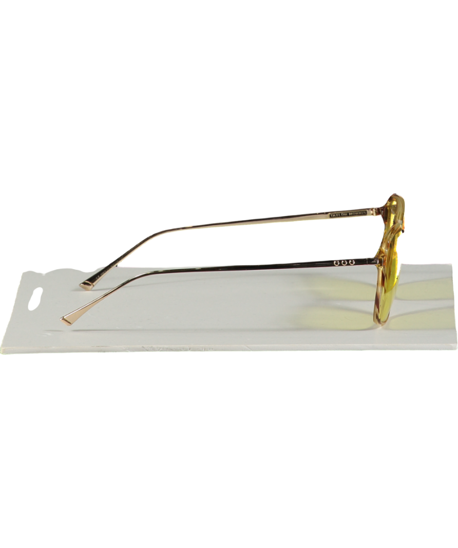 Taylor Morris Yellow Tortoise Shell Sunglasses One Size