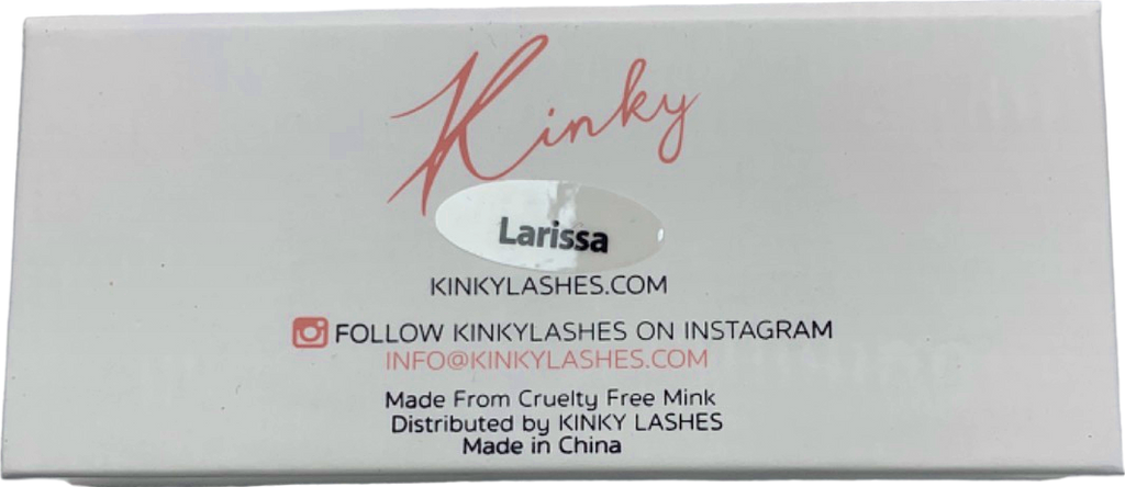 Kinky Lashes Cruelty Free Mink Larissa Lashes