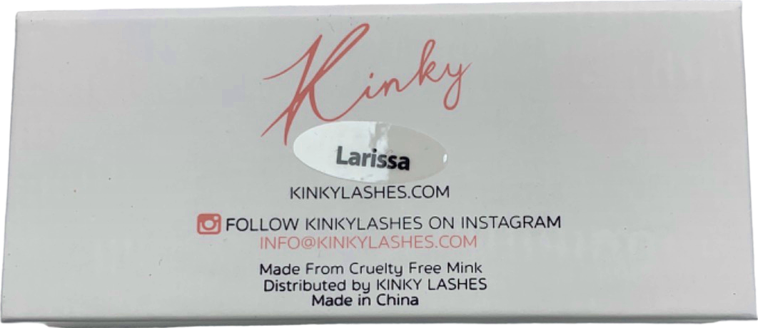 Kinky Lashes Cruelty Free Mink Larissa Lashes