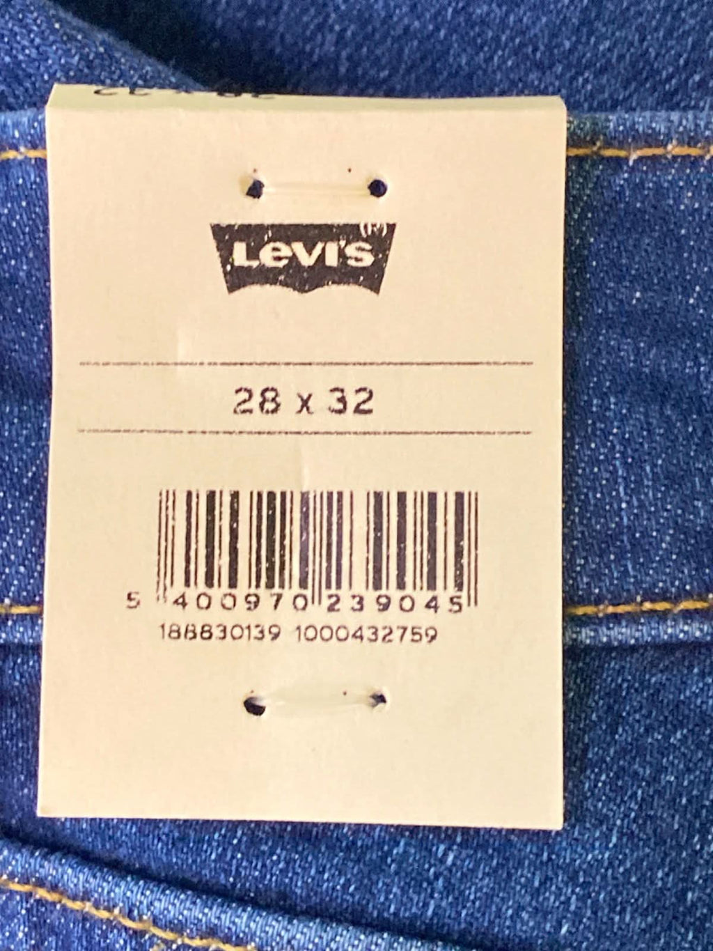 Levi's Blue 724 High-Rise Slim Straight Jeans W28