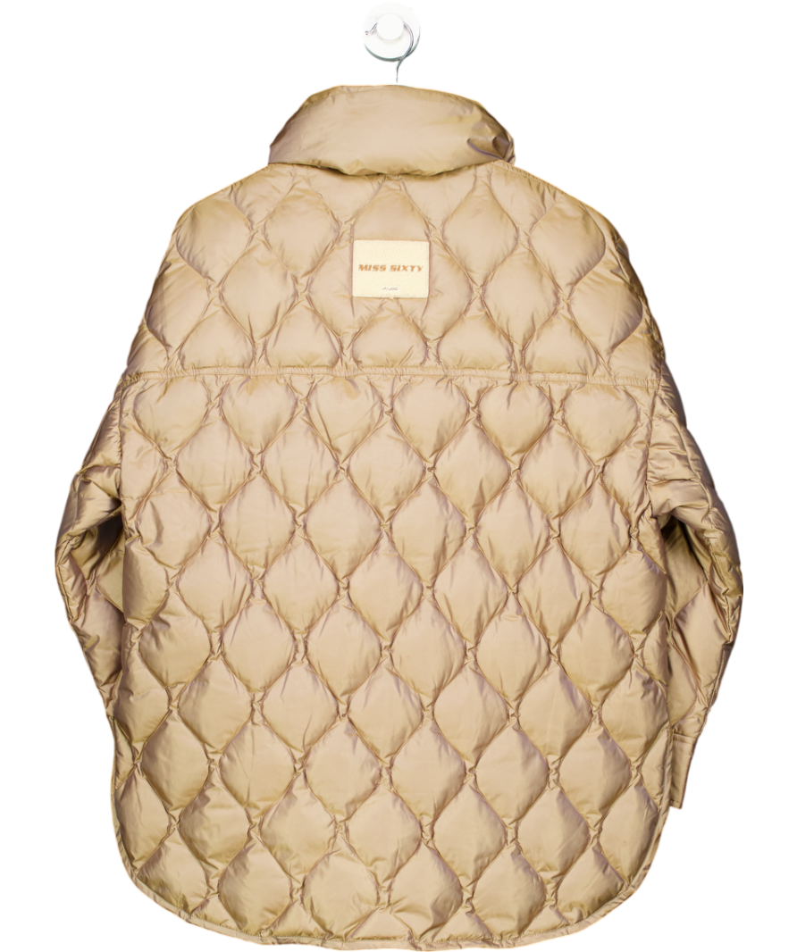 Miss Sixty Beige Quilted Jacket UK 8