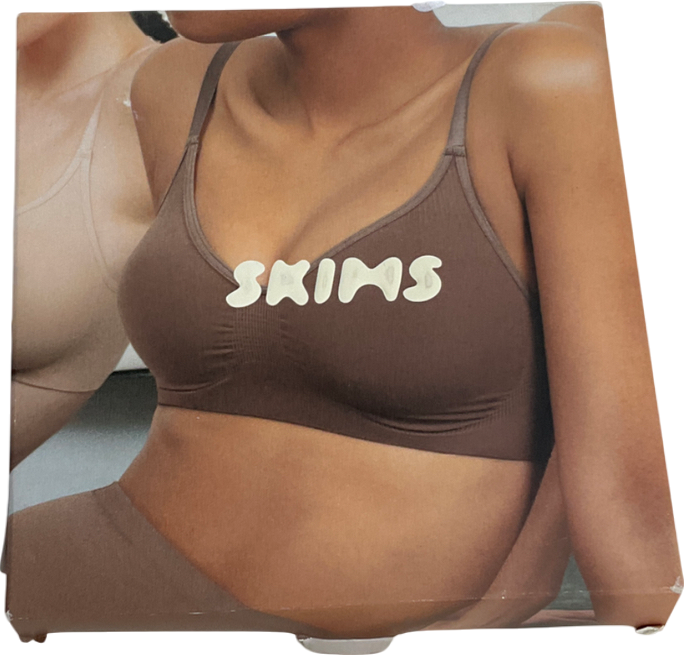 SKIMS Brown Bralette - Cocoa UK XXS-XS