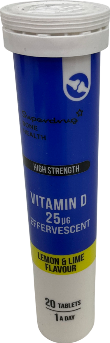 Superdrug Vitamin D Effervescent Tablets 20 tablets
