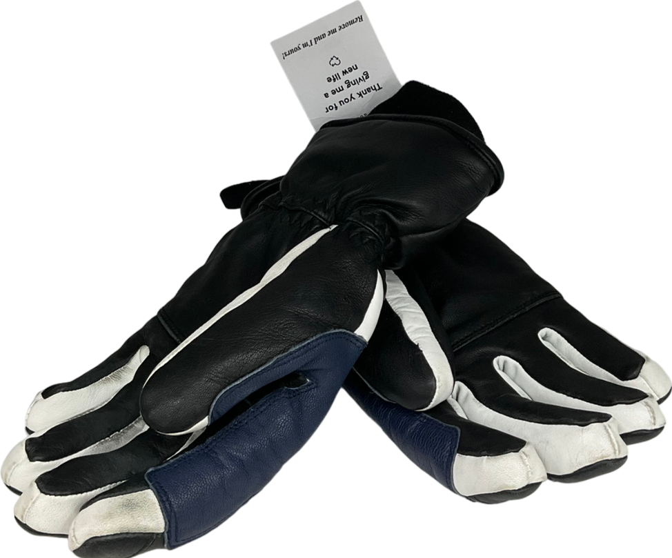 fusalp Albinen Waterproof black leather Gloves UK M