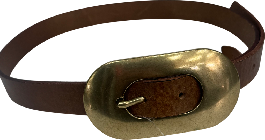 We The Free Brown Leather Belt UK XS/S