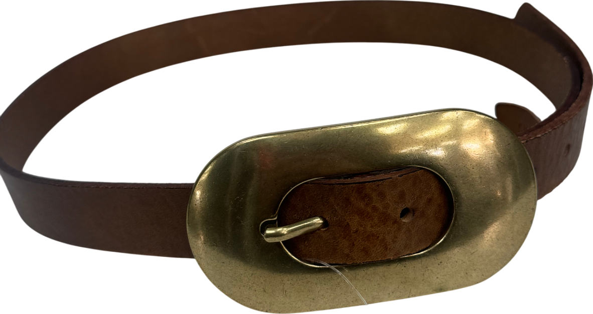 We The Free Brown Leather Belt UK XS/S