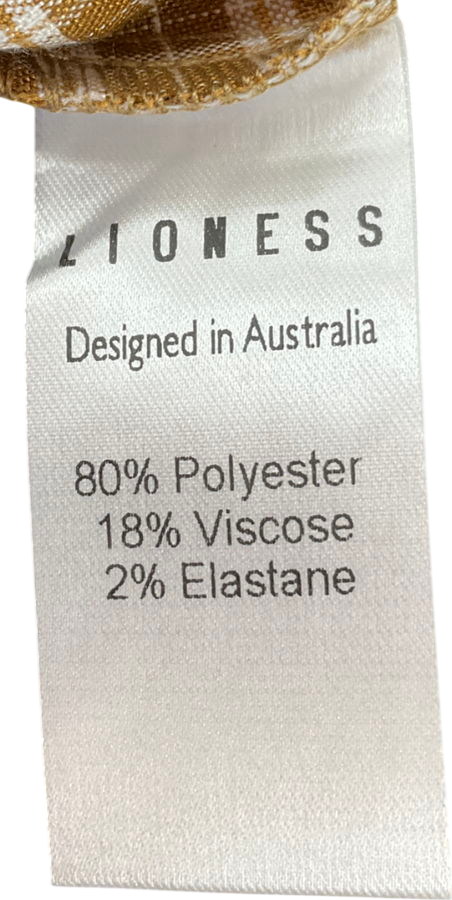 Lioness Brown Untamed Short Chocolate Check UK XS