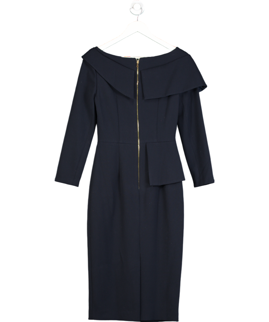 The Fold Blue Palmerston Dress UK 8