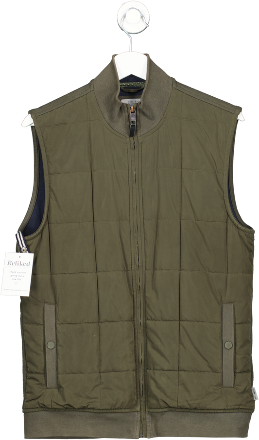 Ted Baker Green Emerg Quilted Gilet UK M