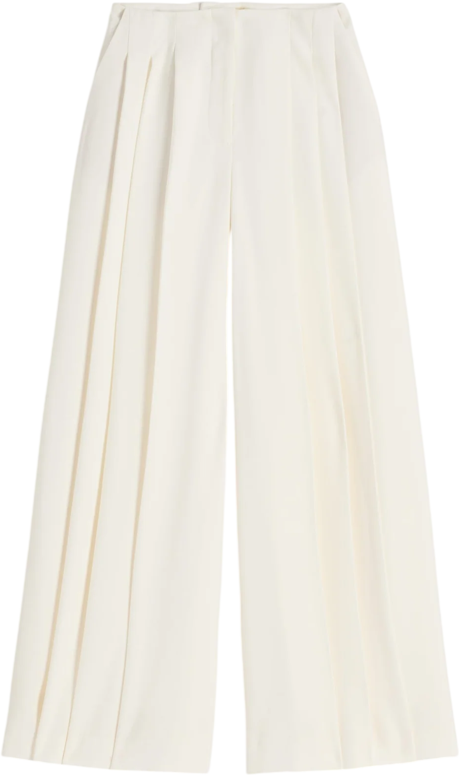 BODEN Cream Regent Wide Leg Trousers Ivory UK 10