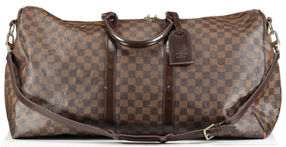 Louis Vuitton Brown Keepall Bandoulière 55 Weekend Bag