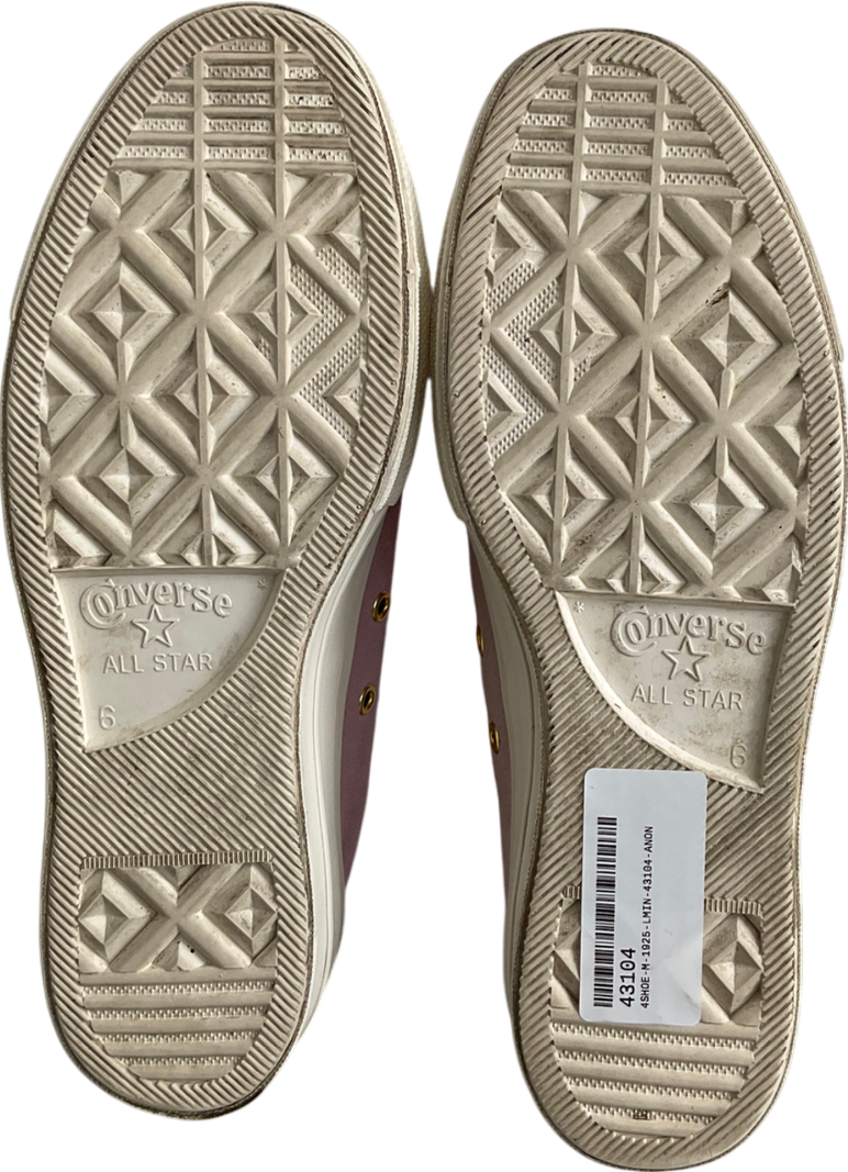 Converse Pink Scalloped Chuck Taylor Trainers UK 6 EU 39 👠