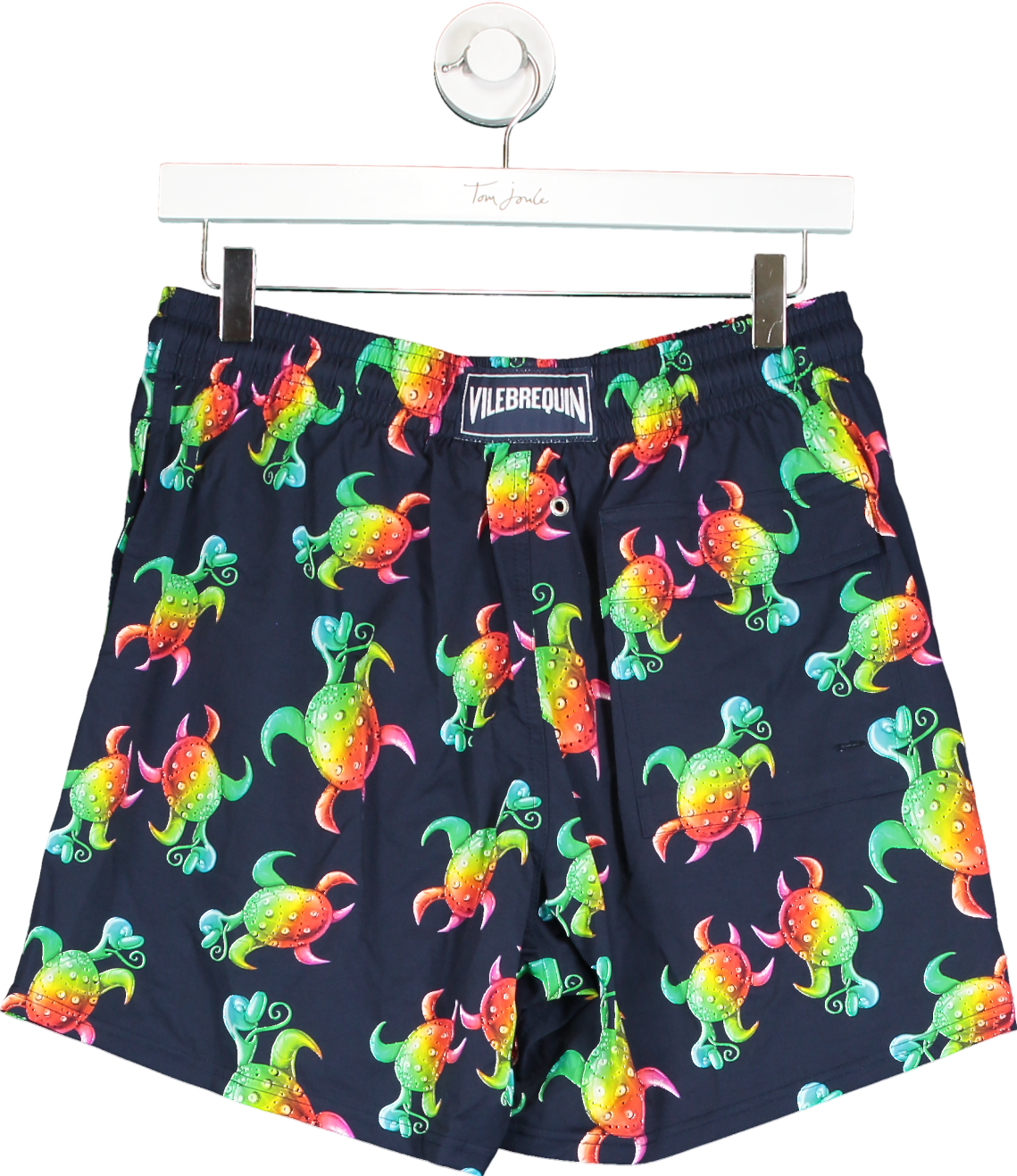 Vilebrequin X Kenny Scharf Ltd.Edition Blue Moorise Turtle Print Swim Shorts UK L