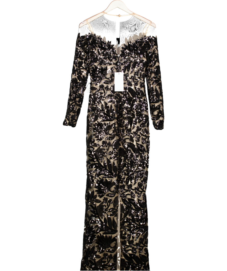 Nadine Merabi Melissa Black Dress UK 8