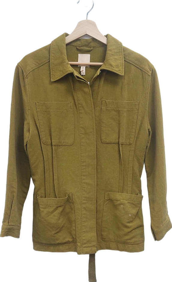 H&M Green Utility Jacket UK 8