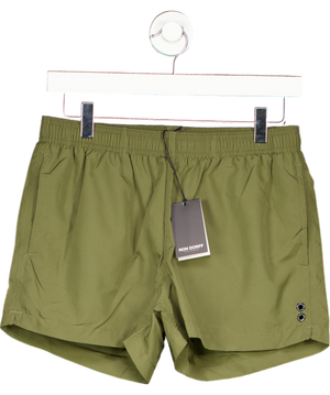 Ron Dorff Khaki Green Quick Dry Swim Shorts UK S