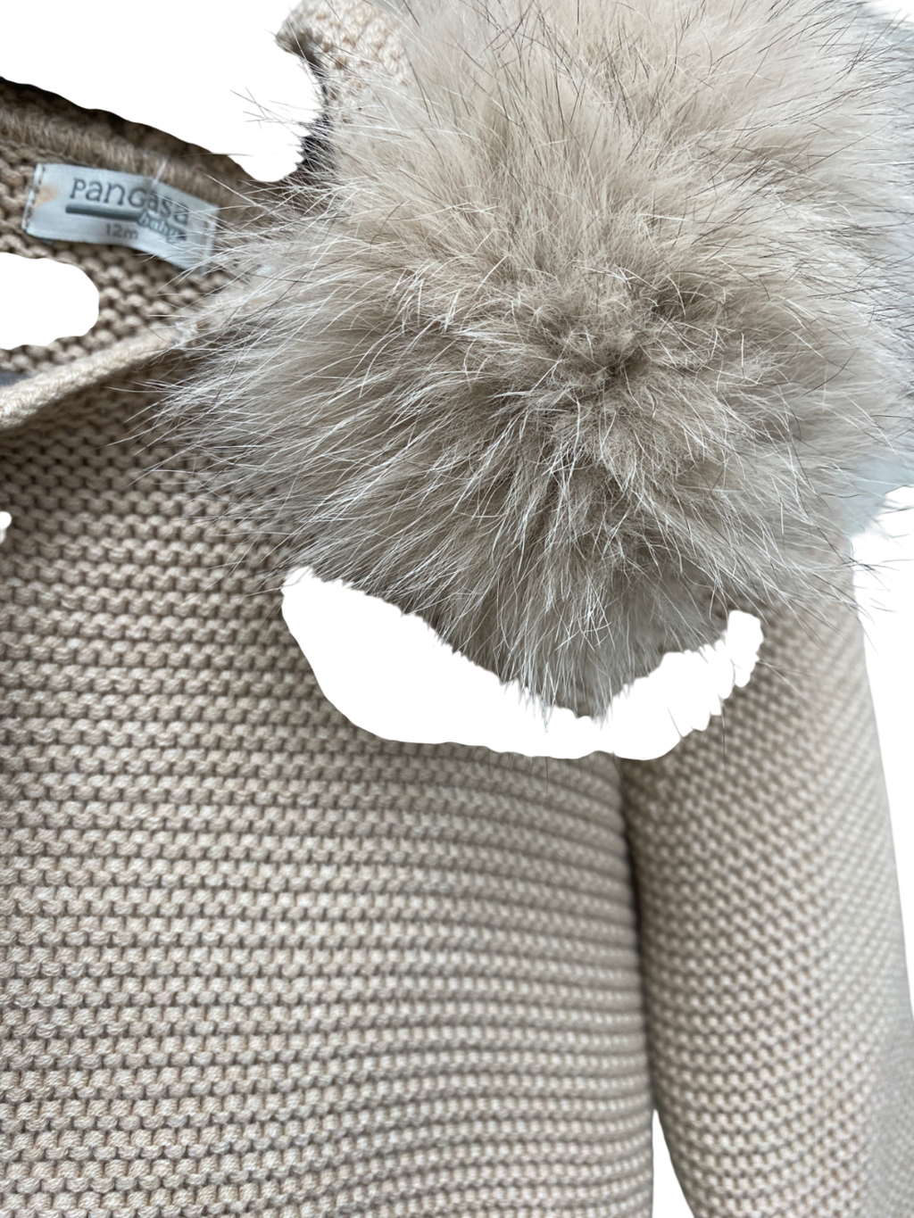 Pangasa Beige Faux Fur Jacket 1 Year