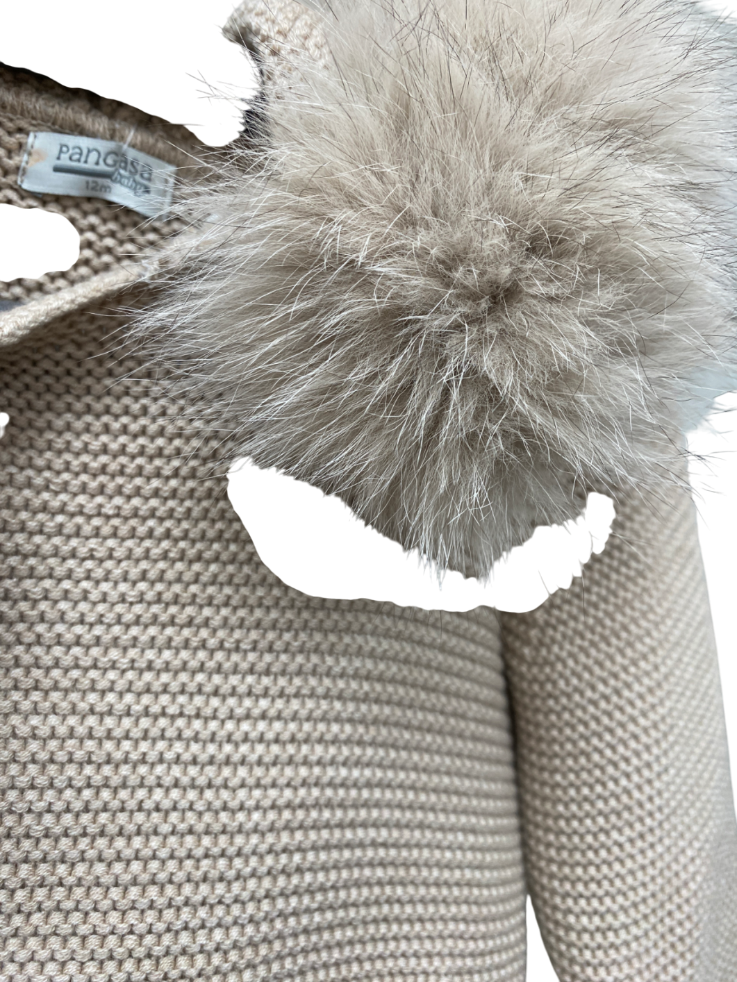 Pangasa Beige Faux Fur Jacket 1 Year