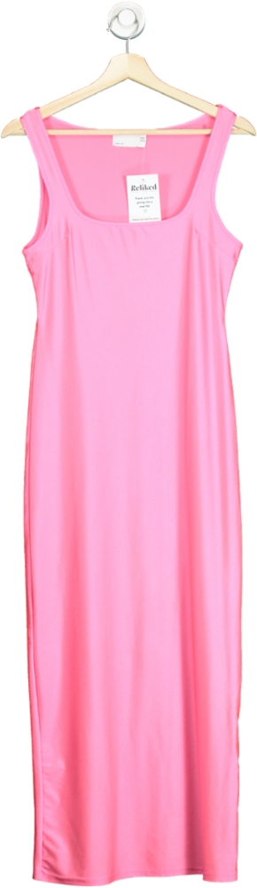 ASOS Design Pink Maxi Dress UK 10