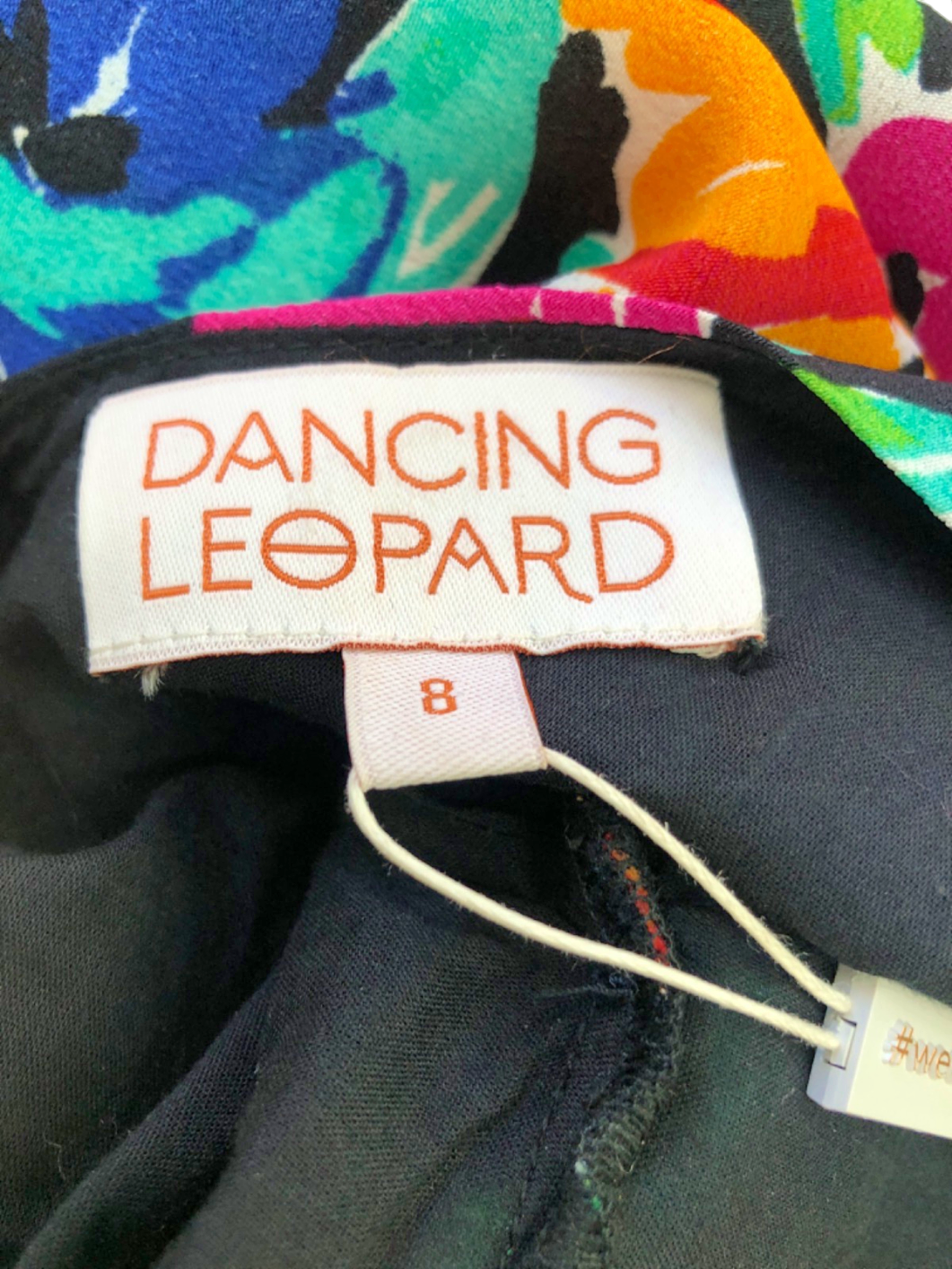 Dancing Leopard Multicolor Floral Maxi Dress UK 8