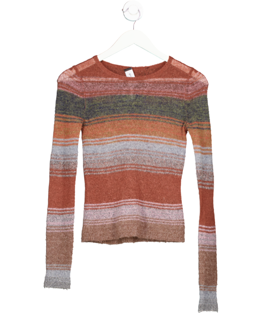 Réalisation Red The Moon In Dune Stripe Top UK XS