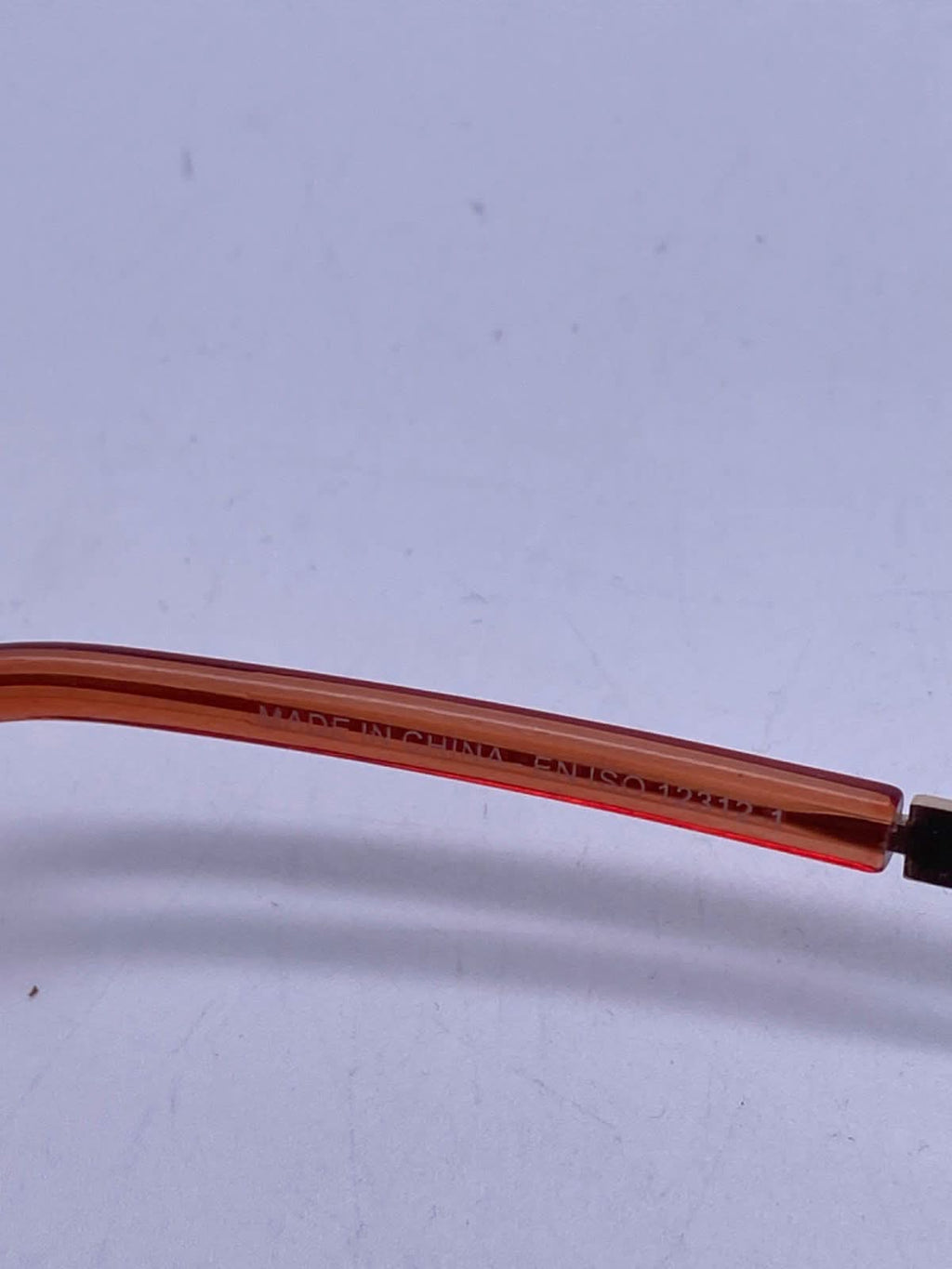 New Look Orange and Gold Cat Eye Sunglasses OS