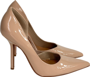 River Island Nude Beige Pointed Toe Court Heels UK 3 EU 36