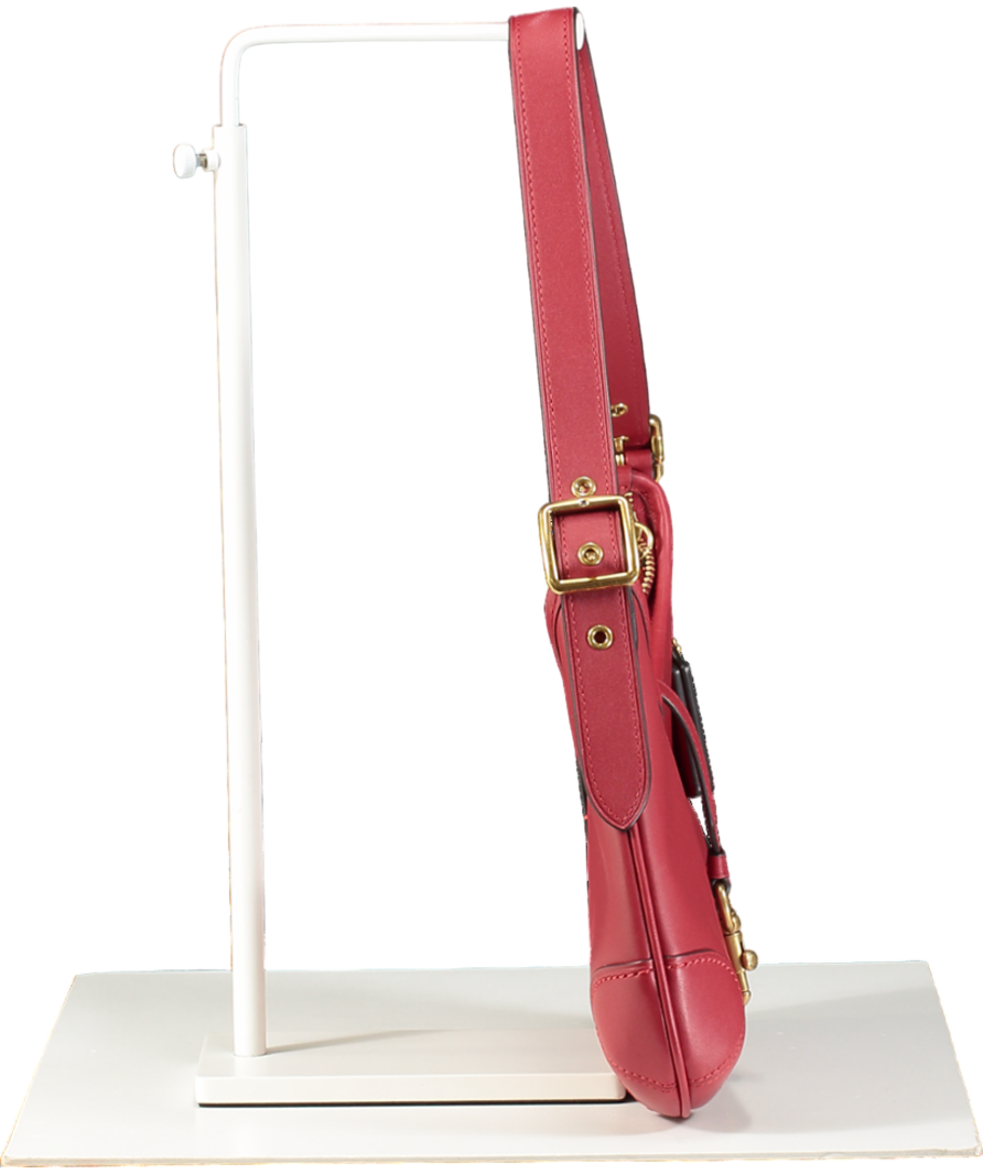 Coach Red Hamptons Hobo Bag One Size