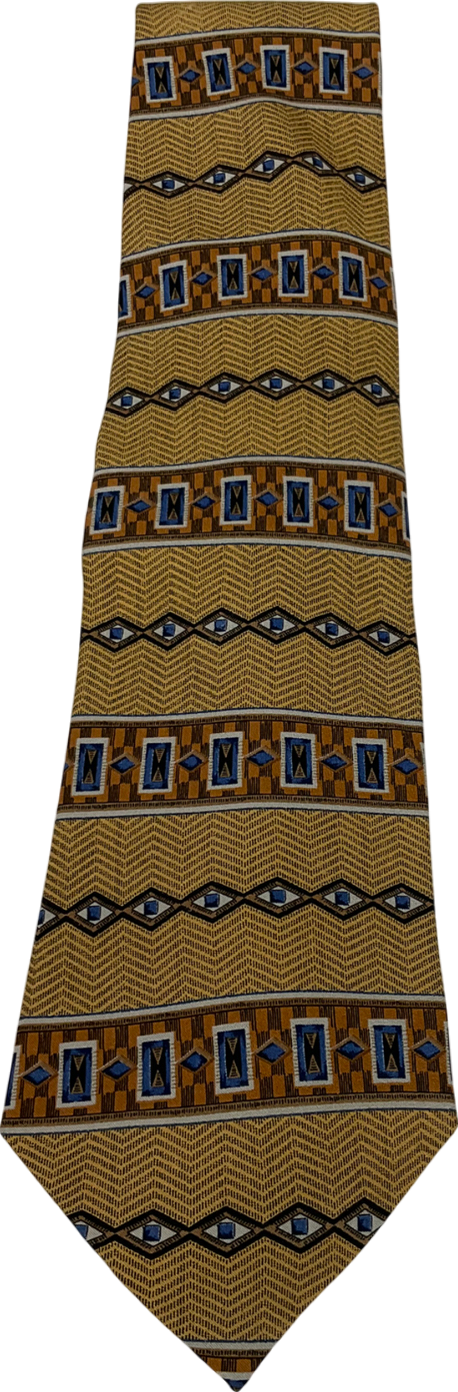 perry ellis Yellow Patterned Tie