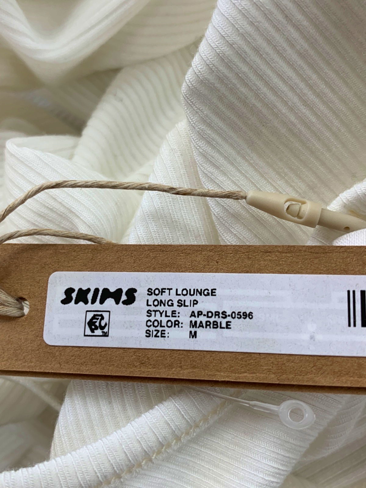 SKIMS Marble Soft Lounge Long Slip Dress UK M