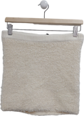 grlfrnd Cream Lex Boucle Skirt UK S