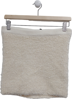 grlfrnd Cream Lex Boucle Skirt UK S