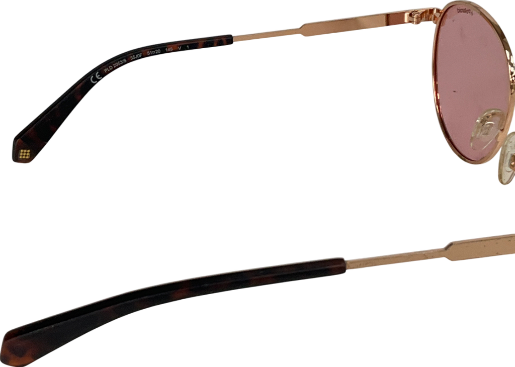 polariod Pink Lense Sunglasses