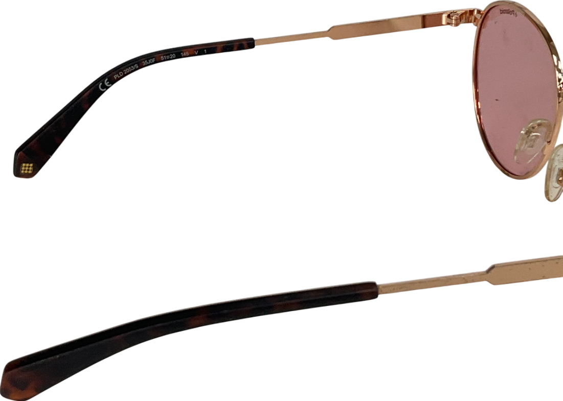 polariod Pink Lense Sunglasses