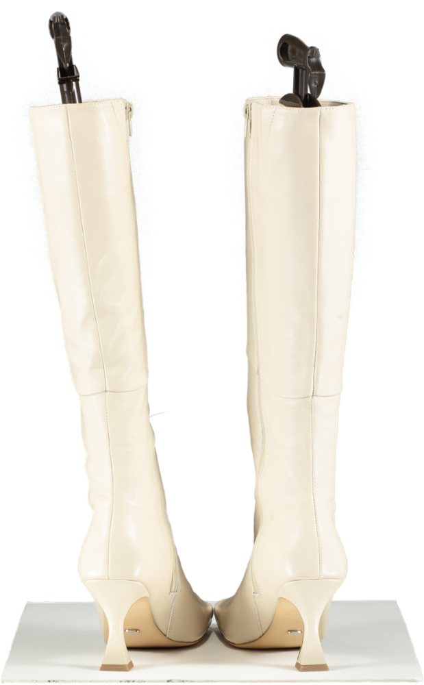 Tony Bianco Cream Fantasy Heeled Boot UK 6 EU 39 👠