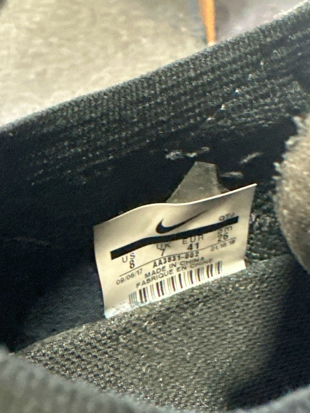 Nike Black Off White Air Vapormax Trainers UK 7