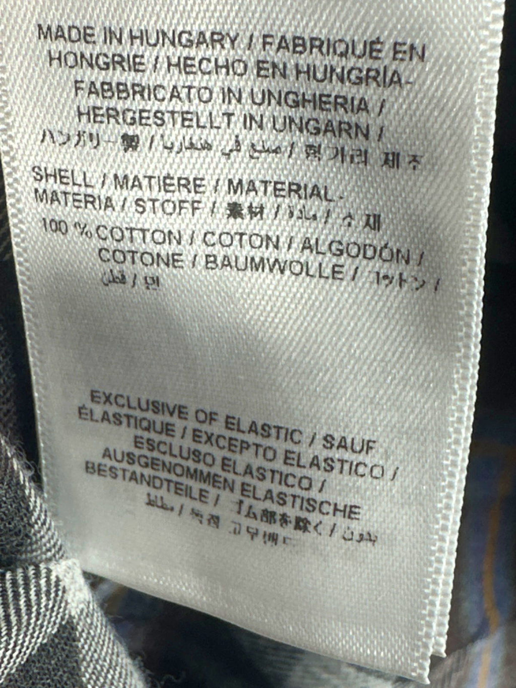 Bonpoint Blue Plaid Long Sleeve Dress UK 12