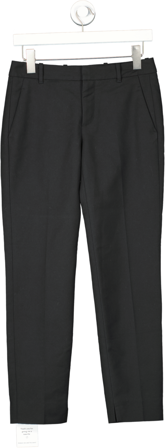 ZARA Black Chino Trousers UK XS