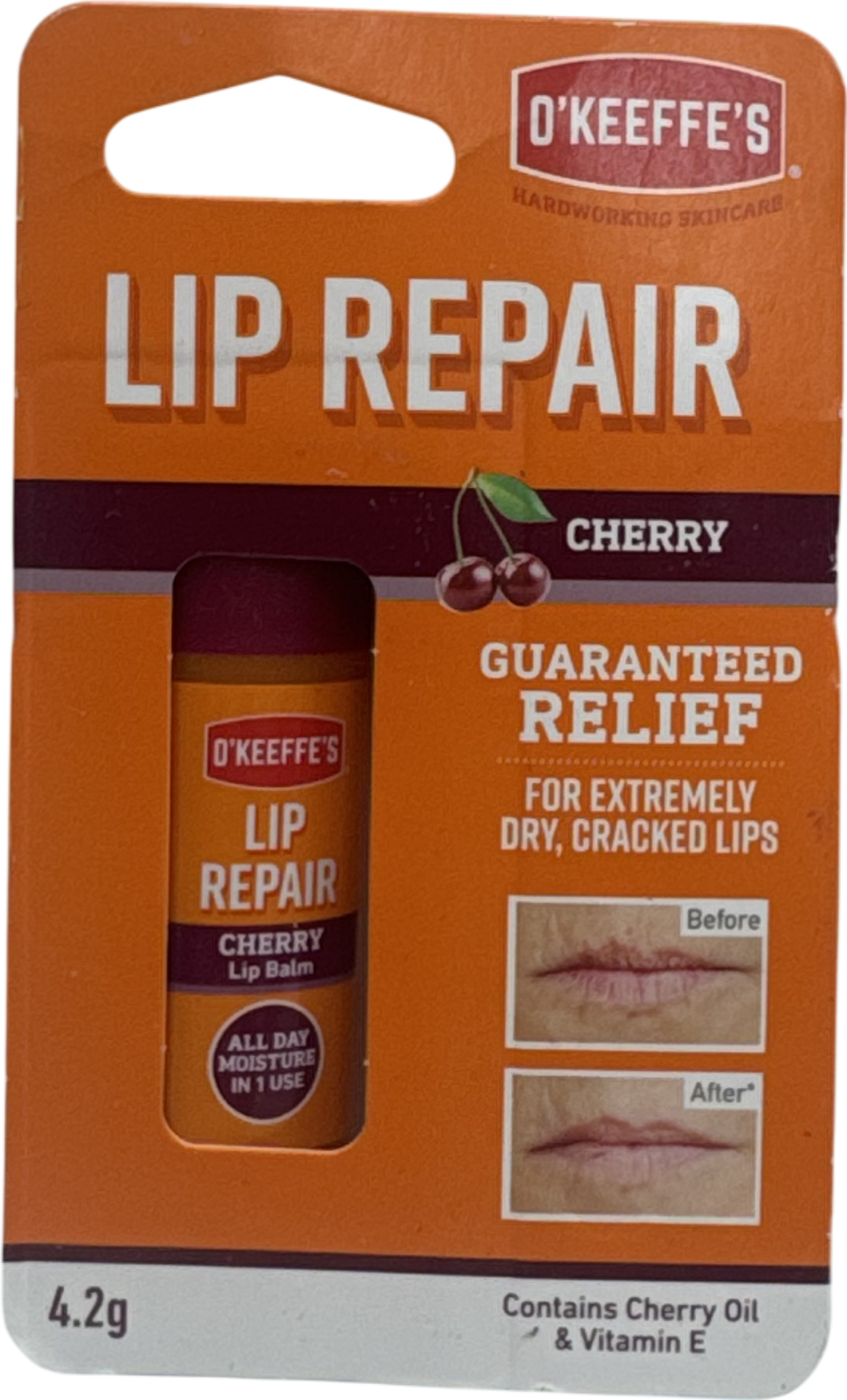 O'Keeffe's Lip Repair Cherry Lip Balm 4.2g