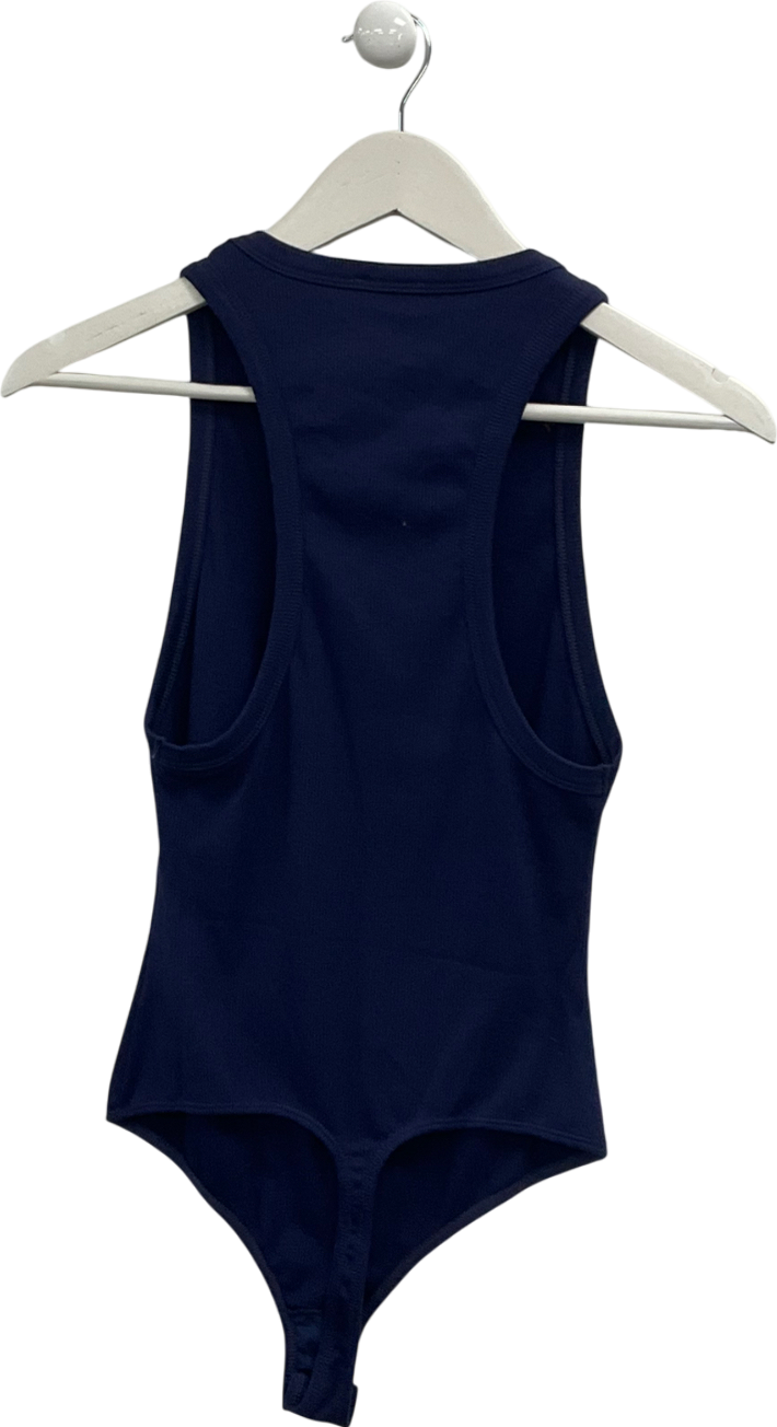 Free People Blue Sleeveless Bodysuit UK S
