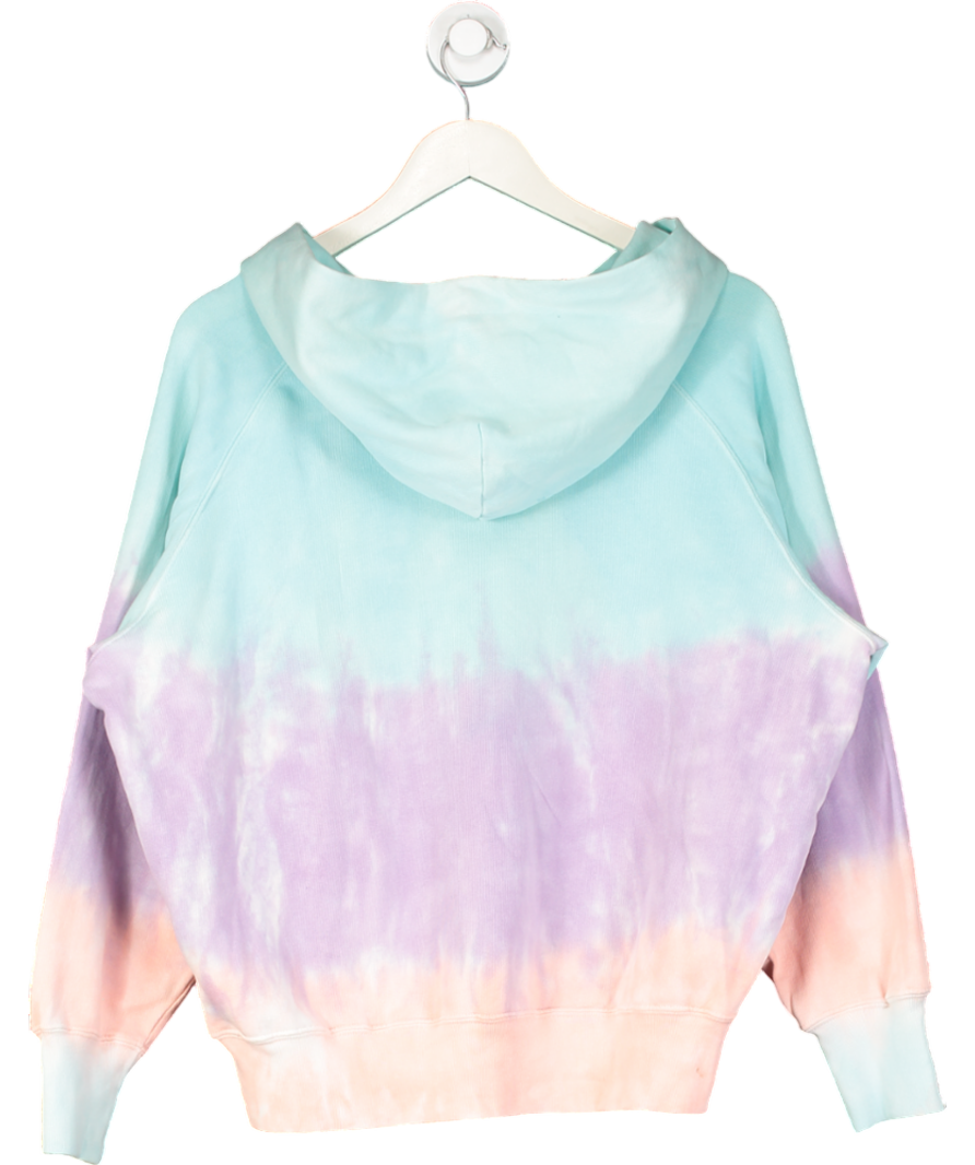 loveshackfancy Multicoloured Cotton Tie Dye Hoodie UK S