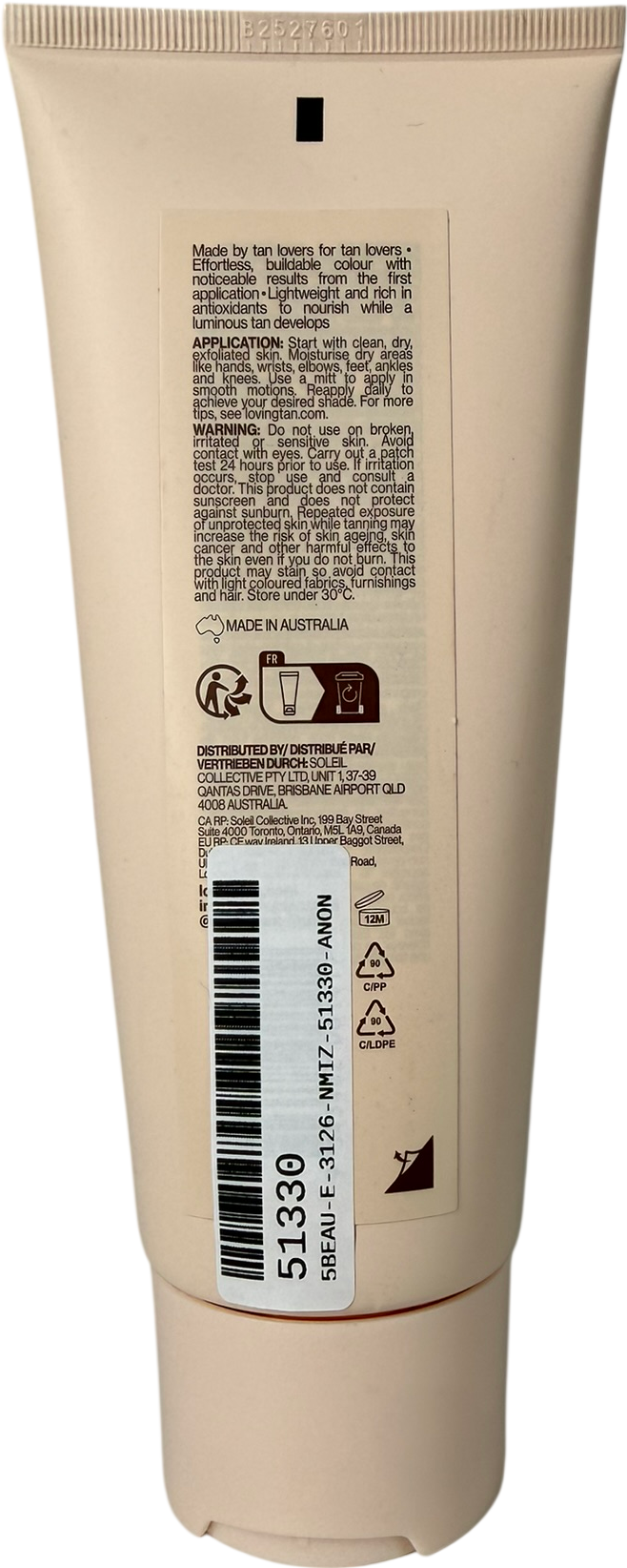 Loving Tan 8 Hour Deluxe Gradual Self-tanning Lotion Dark 150ml