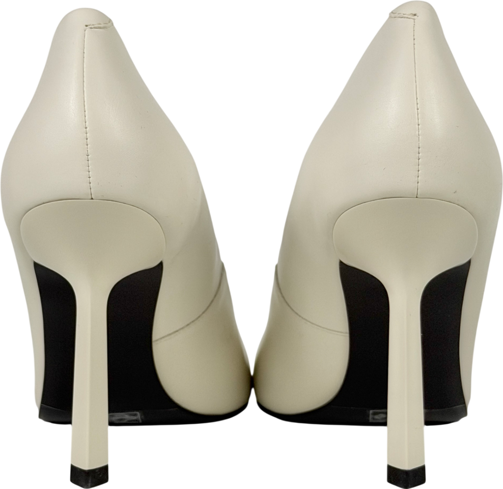 Charles & Keith Cream Pointed-toe Pumps UK 6 EU 39 👠