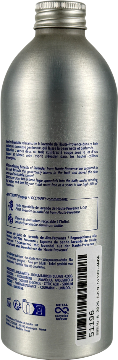 L'OCCITANE Lavender Foaming Bath 500ml