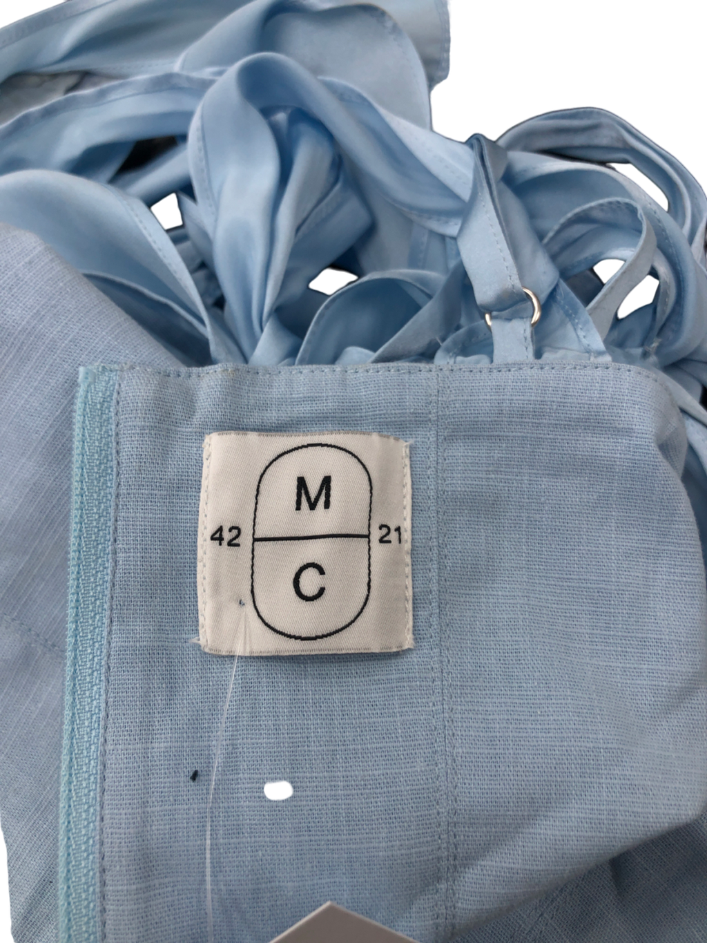 Seezona Murlong Cres Else Bustier Blue UK XS