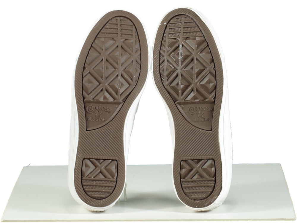 Converse Chuck Taylor All Star White Monochrome Low top trainers UK 4