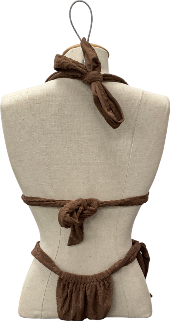 somerfield swim Brown Positano Top & Bottoms UK S